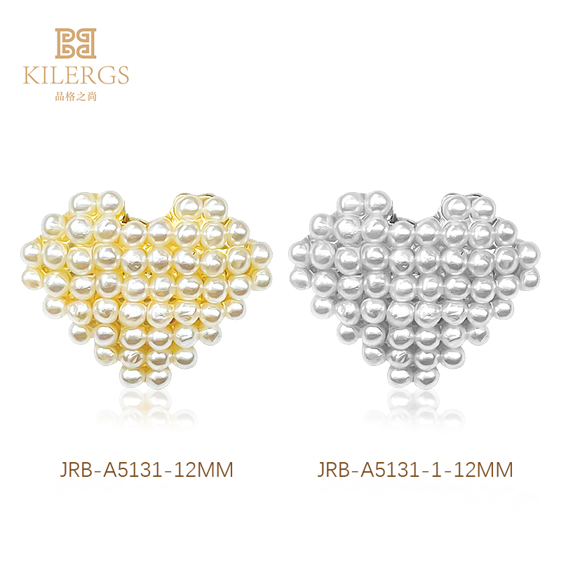 奢华珍珠水钻纽扣