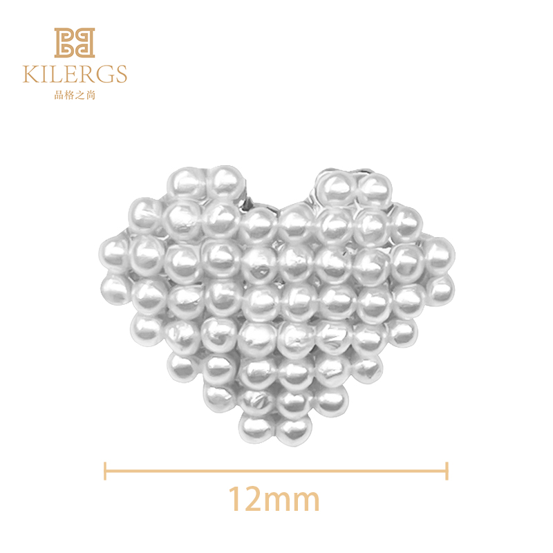 奢华珍珠水钻纽扣