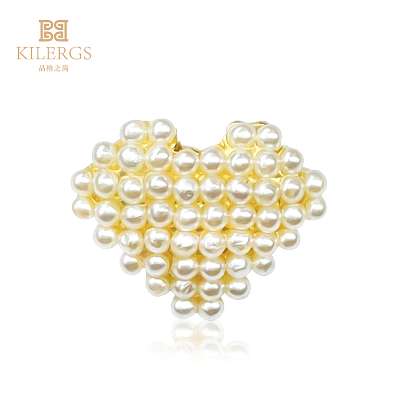 奢华珍珠水钻纽扣